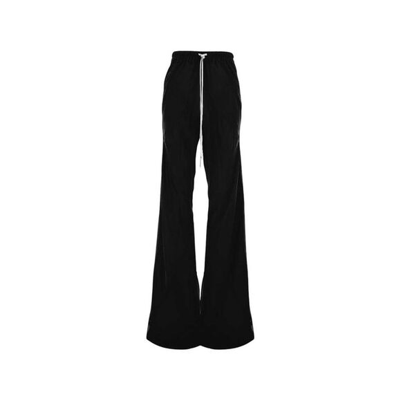 RICK OWENS Denim - Rick Owens Women Wide-Leg Pants With Drawstring